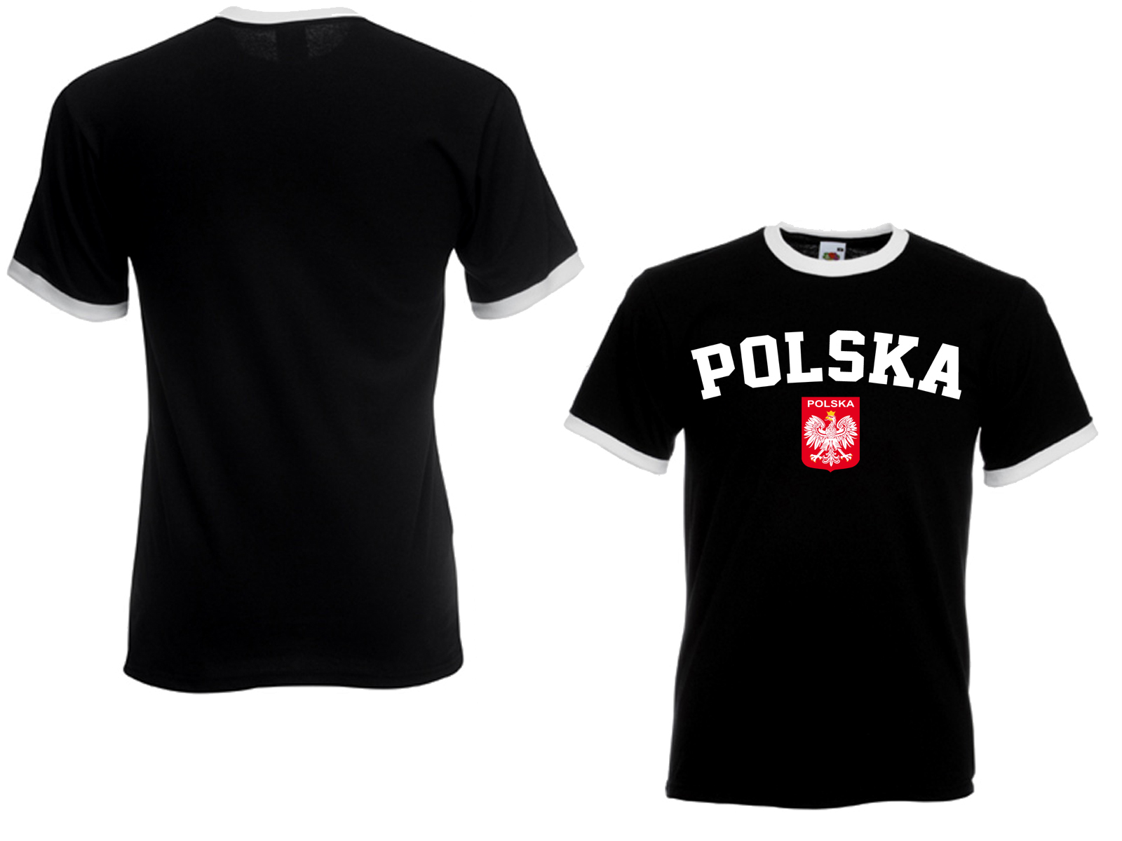 

T-shirt Ringer - Polska - Fruit Of The Loom XL