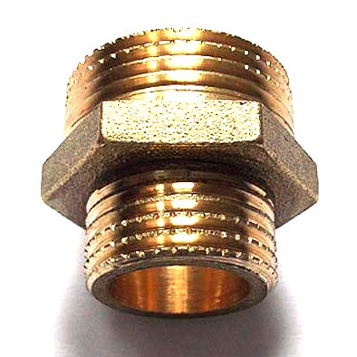 

Mosiężny nypel redukcyjny 1" x 1/2" 834