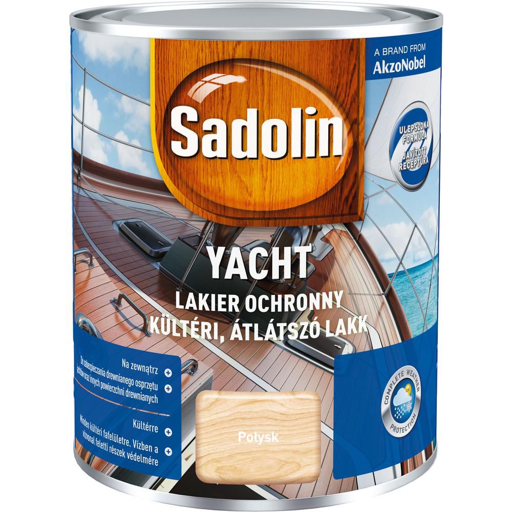 Sadolin lakier YACHT jachtowy 2,5L połysk • 199,99 zł • Lakiery Chemia budowlana • Allegro.pl