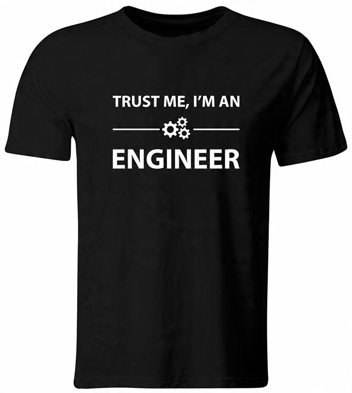 

Koszulka Trust Me, I'M An Engineer Czarna XL