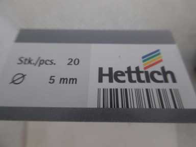 Podpórka podpórki mocowanie do półki Hettich 20szt Długość 0 mm