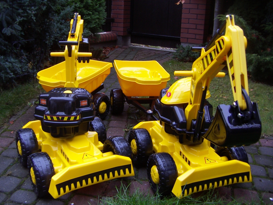 MEGA ZESTAW: KOPARKI +RUCH. ŁYCHA +KASK +PRZYCZEPA EAN (GTIN) 5907086500675