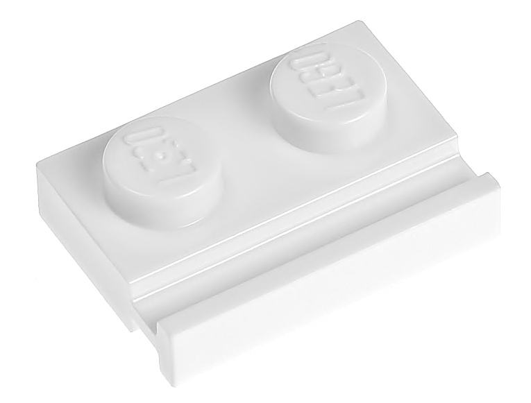 

Lego Płytka z krawędzią 1x2 32028 biała - 2 szt.