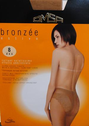 

Rajstopy Omsa Bronzee z efektem opalenizny -%