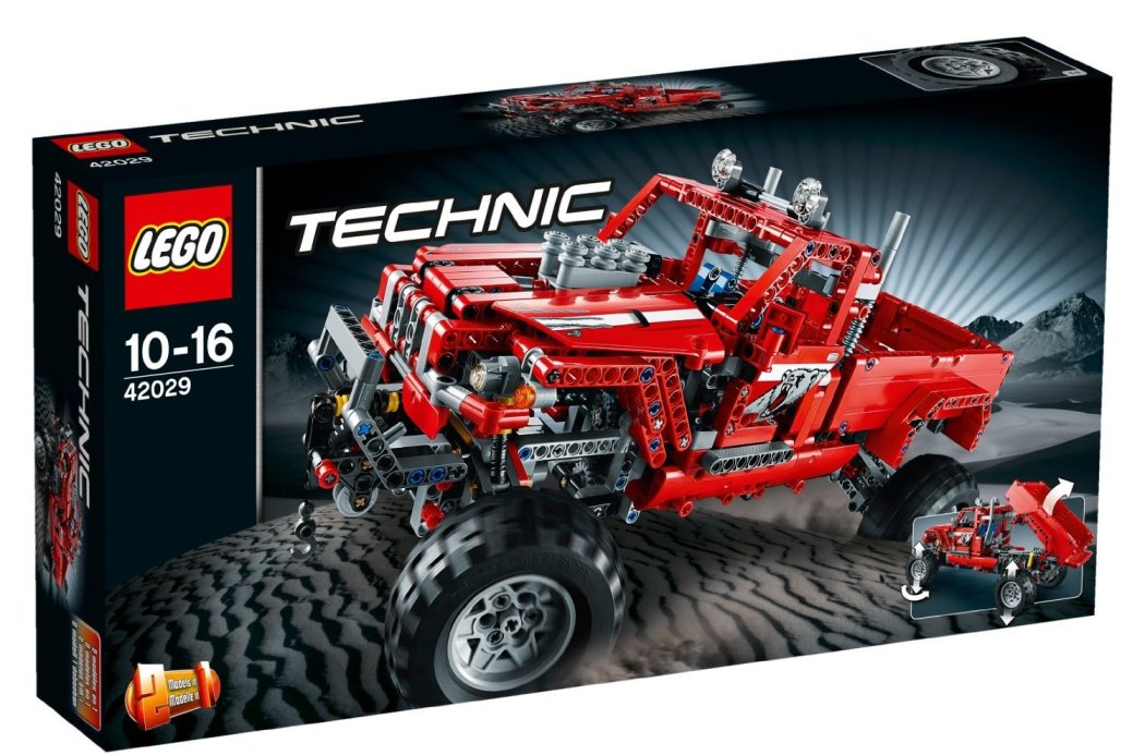 ### Lego Technic 42029 Ciężarówka Po Tuningu 2 w 1 ciągnik zrywkowy Outlet