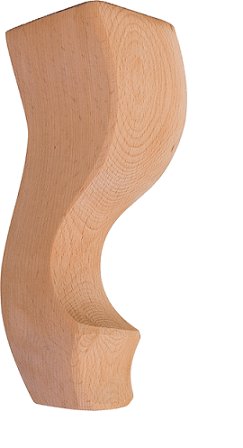 

Nogi meblowe, drewniane, stylowe Ludwik 15 cm