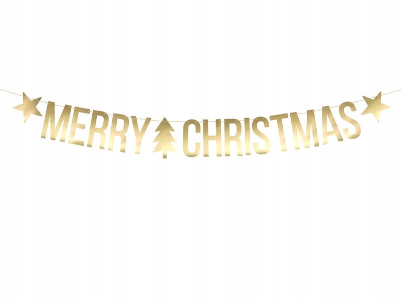 

Baner napis girlanda świąteczna Merry Christmas