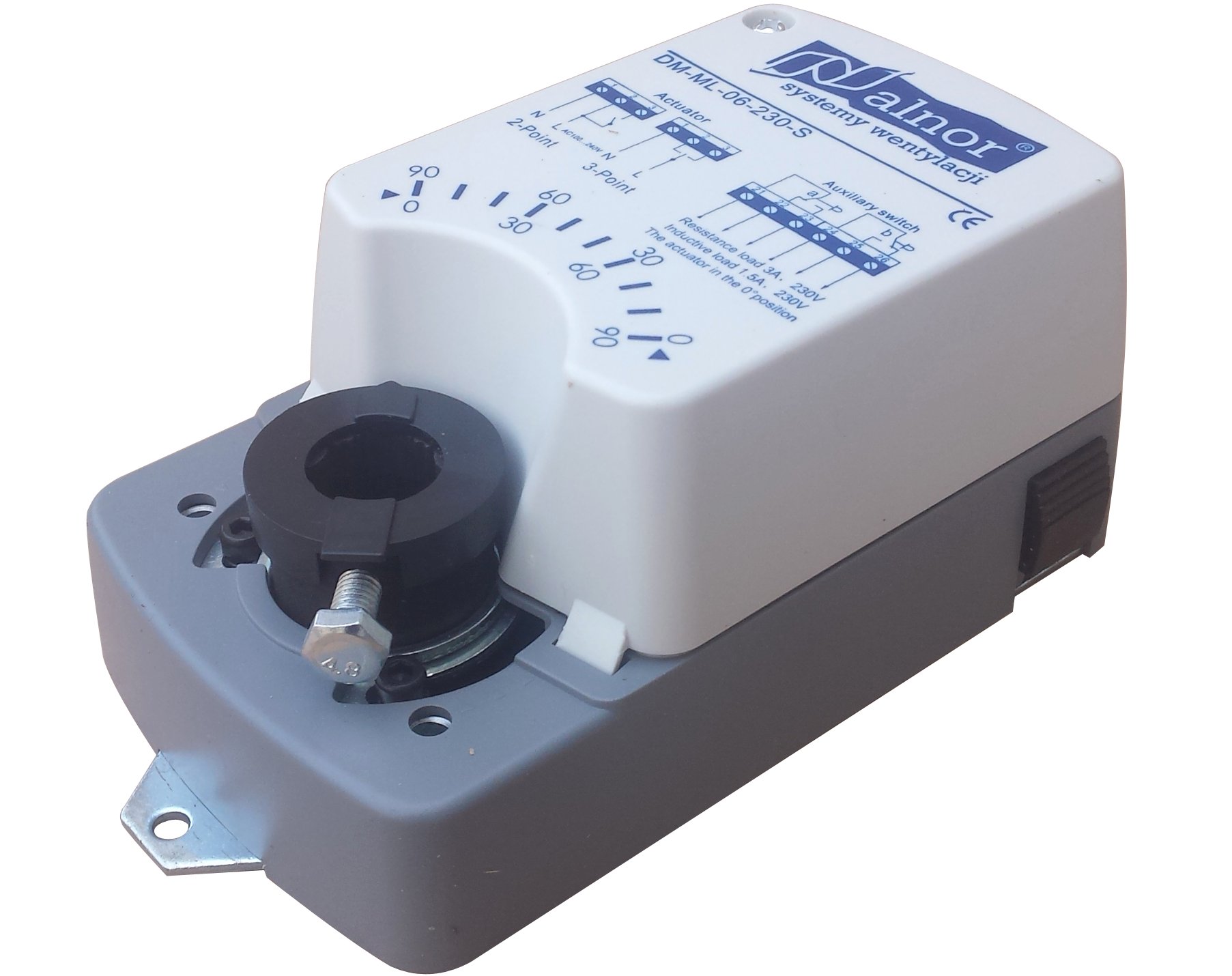 

Siłownik do przepustnic DM-ML-06-230-S Alnor