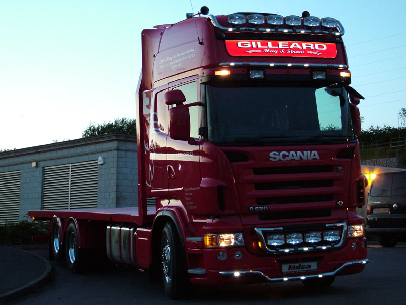 REKLAMOWY NEON DACHOWY SCANIA R SKYLED ORUROWANIE Producent inny