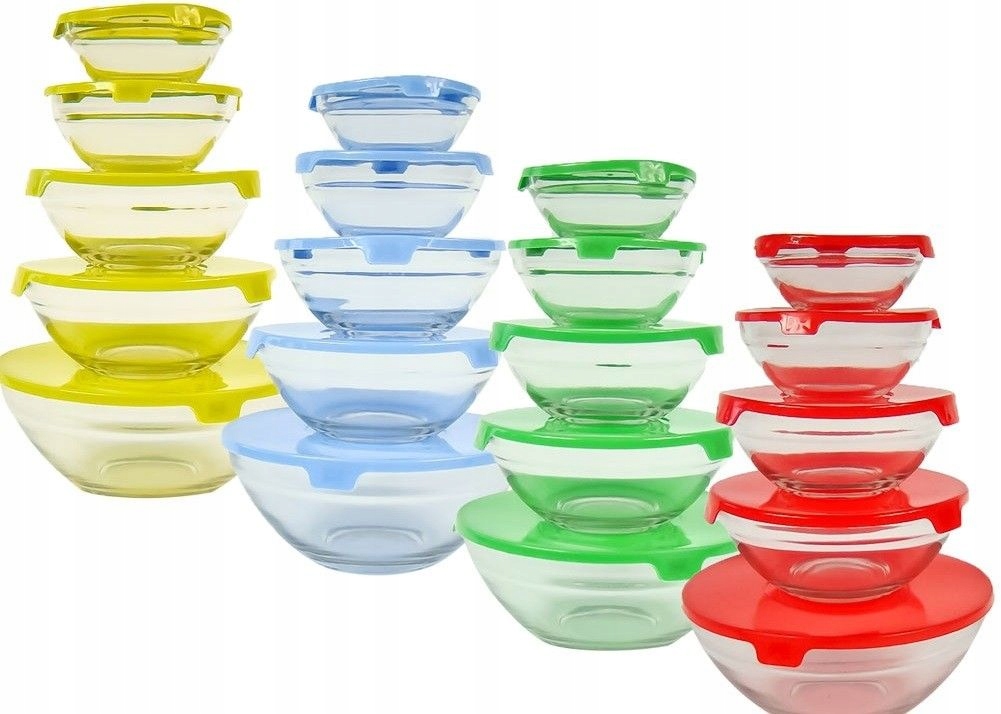 

167 Miski Kuchenne Szklane Żaroodporne Pojemniki