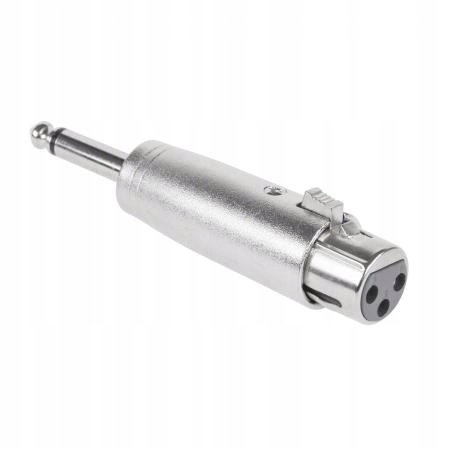 

Adapter Jack 6,3mm wtyk Xlr damski