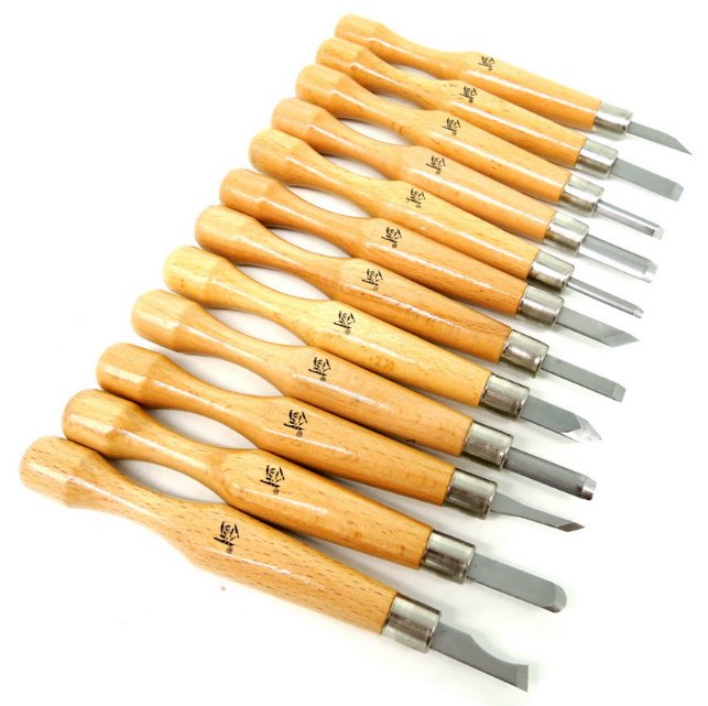 Řezbářská dláta 12 kusů sada profesionální