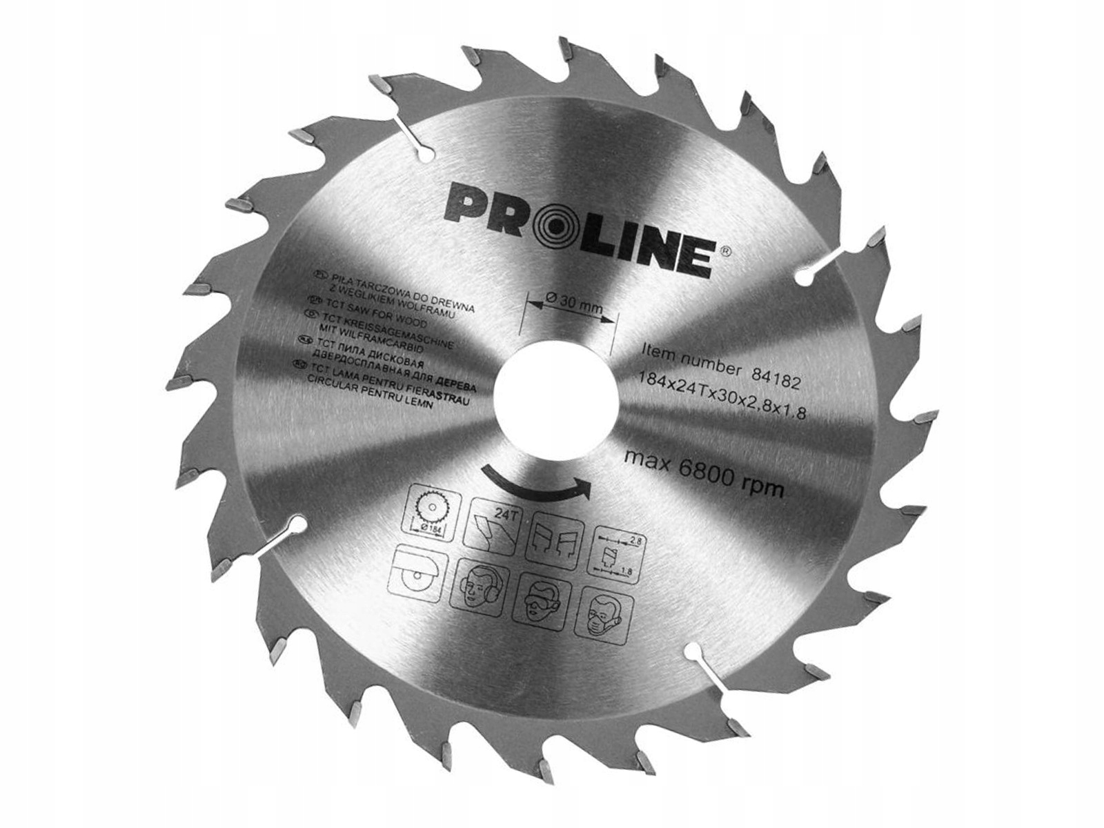 

Proline Piła tarczowa do drewna 210x30/20/16 40z