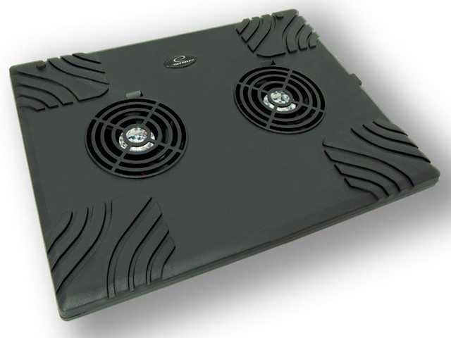 Podstawka chłodząca Esperanza czarna 2x wentylator