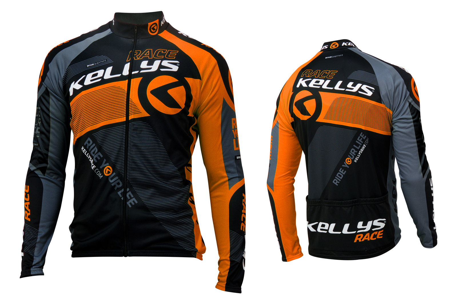 Bluza Kellys Pro Race długi rękaw orange S