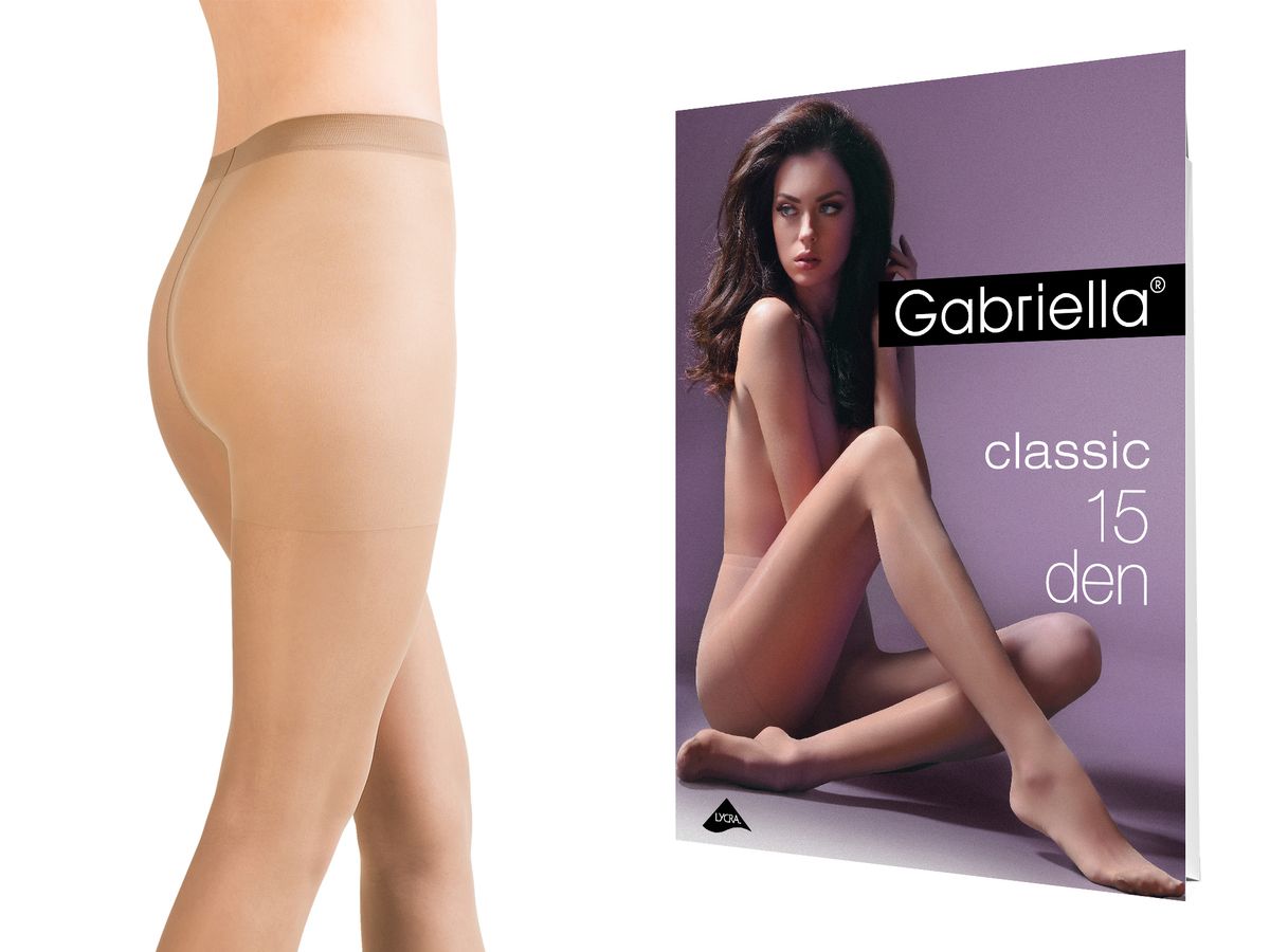 

Rajstopy Gabriella Classic 15 den Beige 5