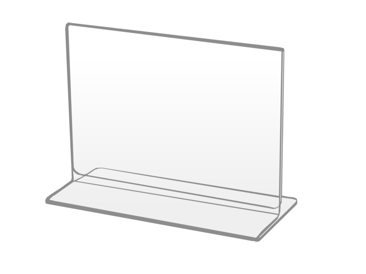 

Stojak Na Menu Ulotki Dwustronny Plexi A6 Poziom