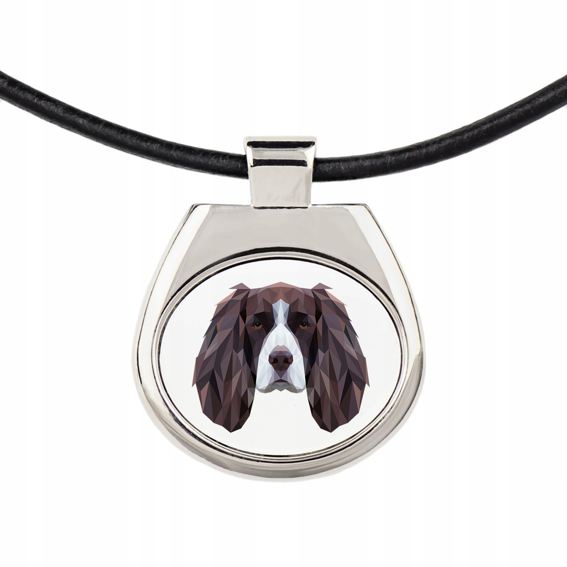 

Springer spaniel Naszyjnik Pies geometryczny