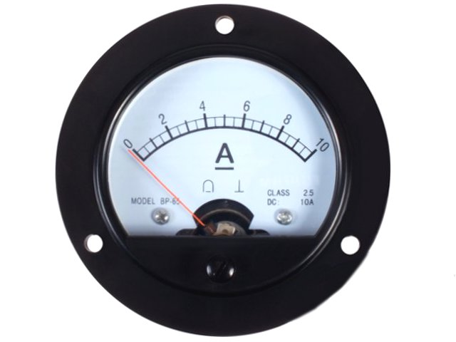 

Amperomierz analogowy z bocznikiem DC 10A