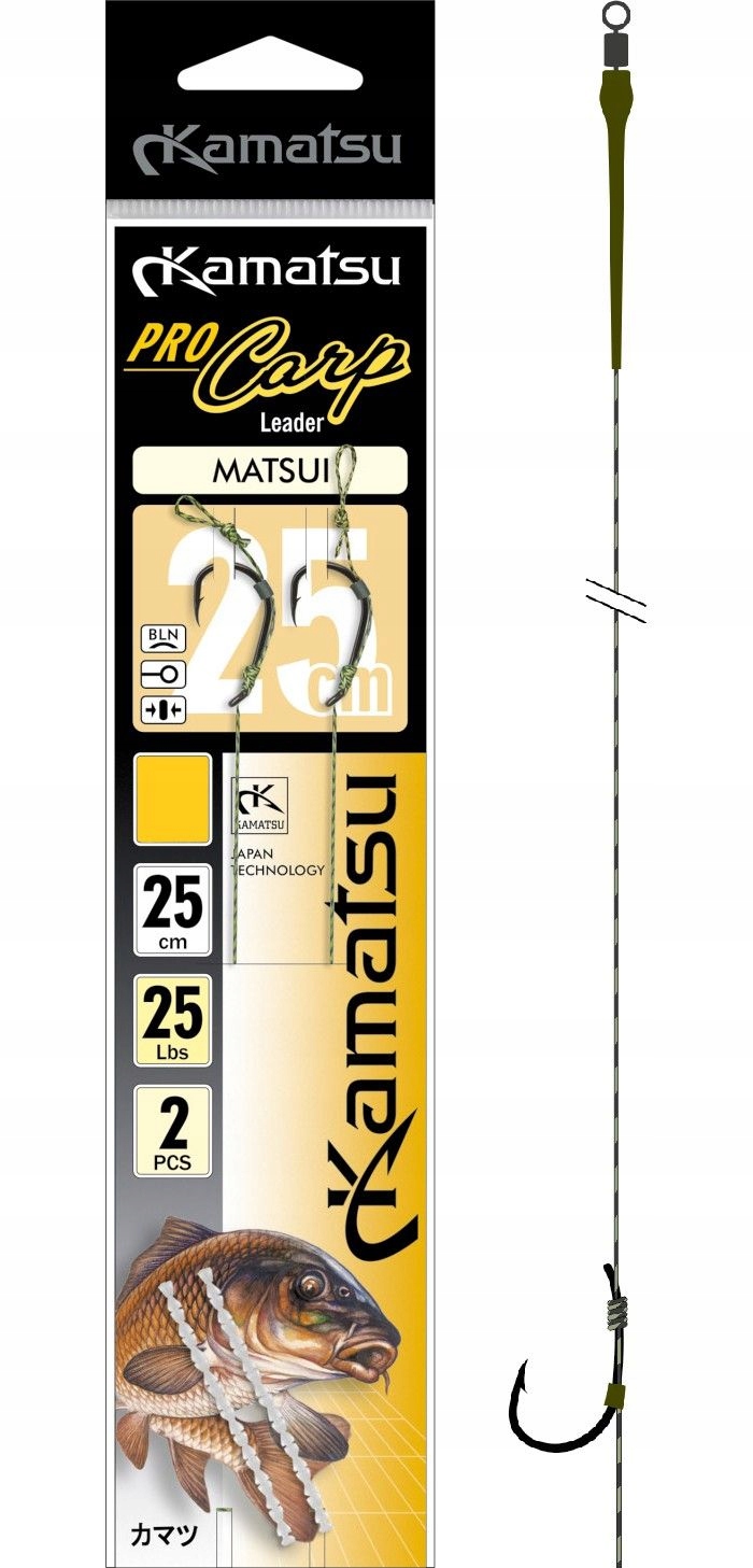 Kamatsu haki Pro Carp Leader Matsui Nr 4 przypon 25cm