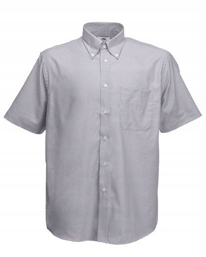 

Men Oxford Short Sleeve Shirt Oxford Grey M