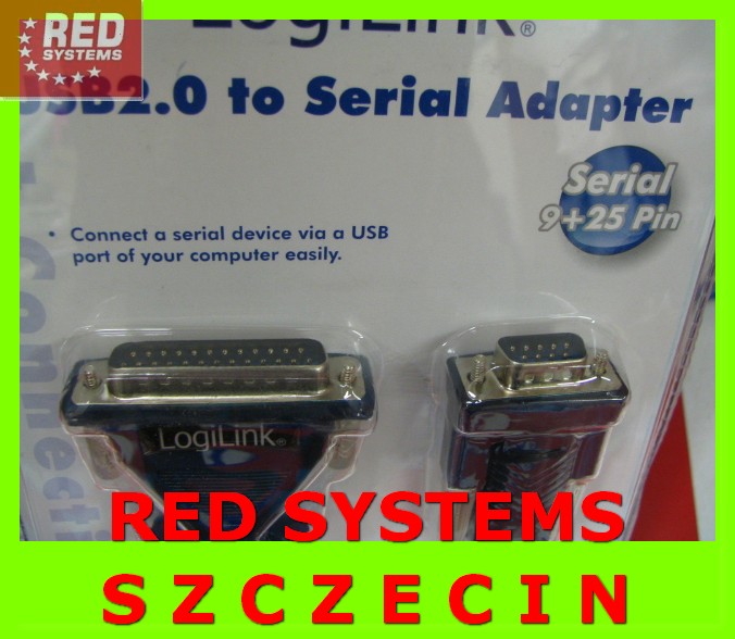 Adapter USB RS232 COM DB9 DB25 pin zgodny z Win10 Zastosowanie Szeregowe RS