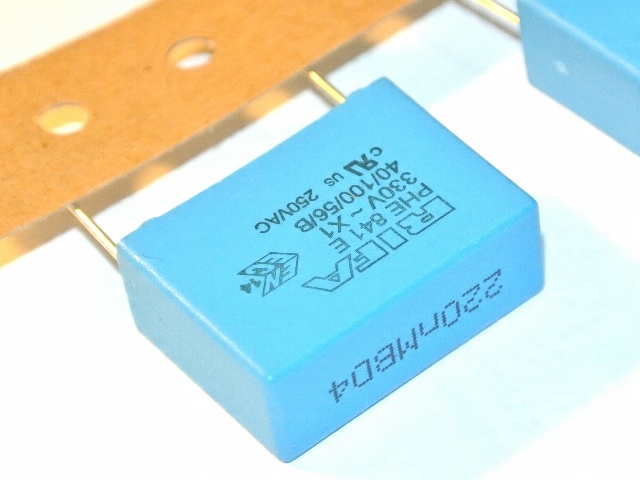 

220nF 330V~ X1 polipropylenowy kond. [1szt.] #N20C