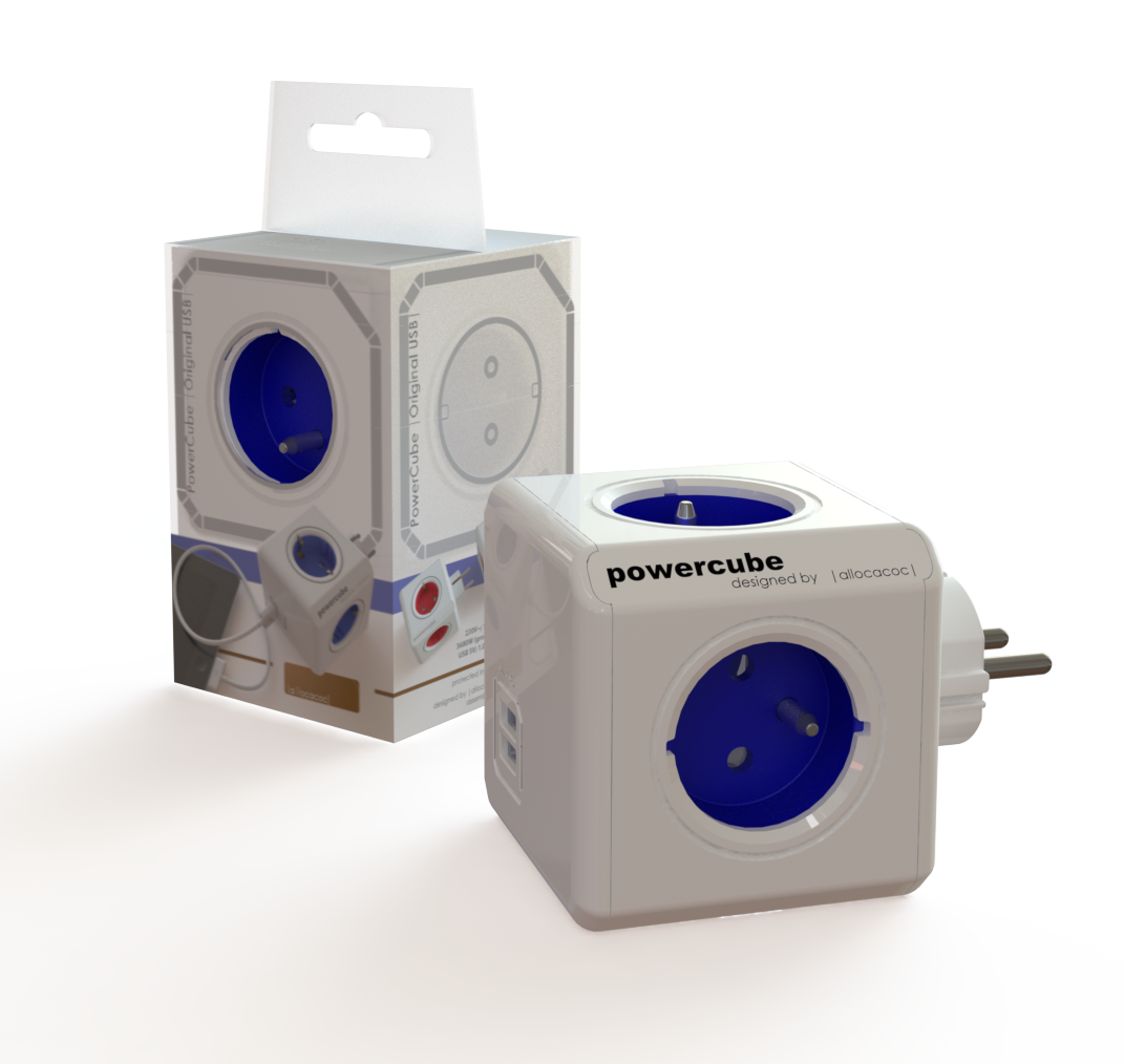 

Listwa Zasilająca PowerCube Original 4x230V 2xUSB