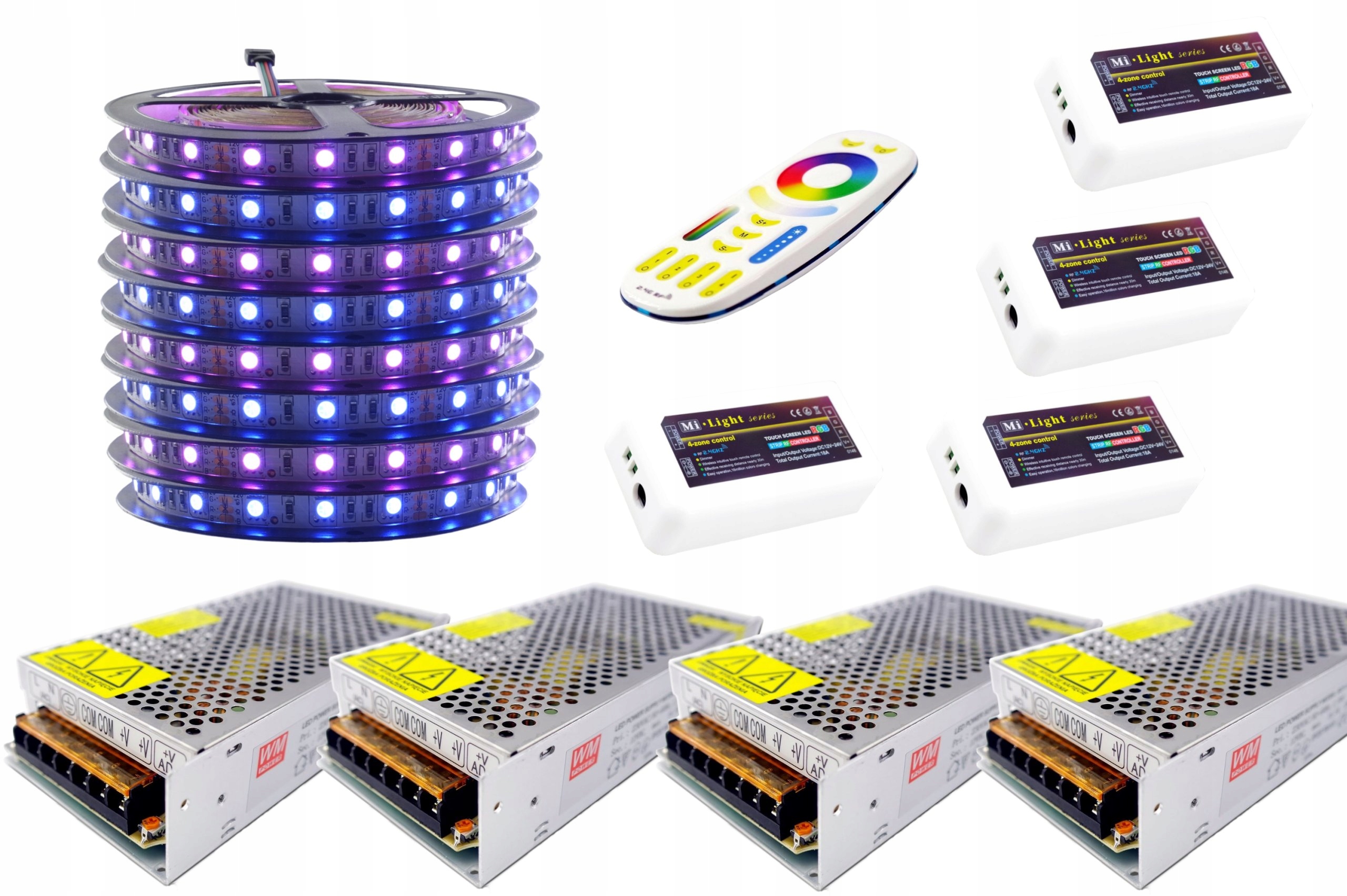 

Zestaw taśma Led 300 Rgb 5050 Mi-Light Premium 40m