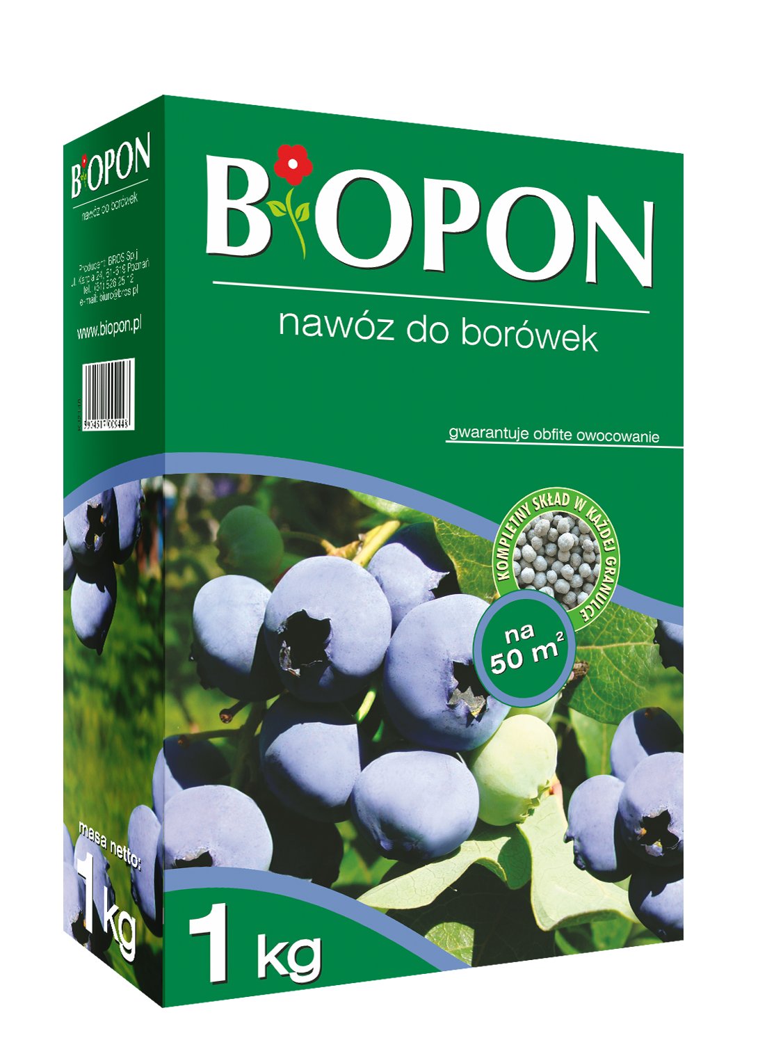 

Biopon Nawóz do borówek 1kg