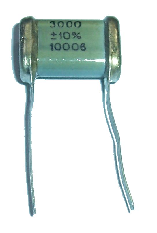 

Kondensator Mikowy SGM-3 3nF 1000V Silver Mica