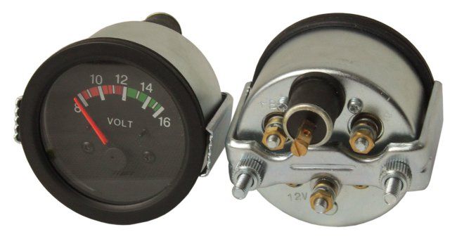 WSKAZNIK WOLTOMIERZ UNIWERSALNY 8 16V 60mm GRANIT