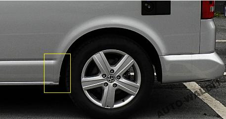 NALEPKA OCHRONNA BŁOTNIKA L T5 MULTIVAN CARAVELLE Producent Volkswagen OE