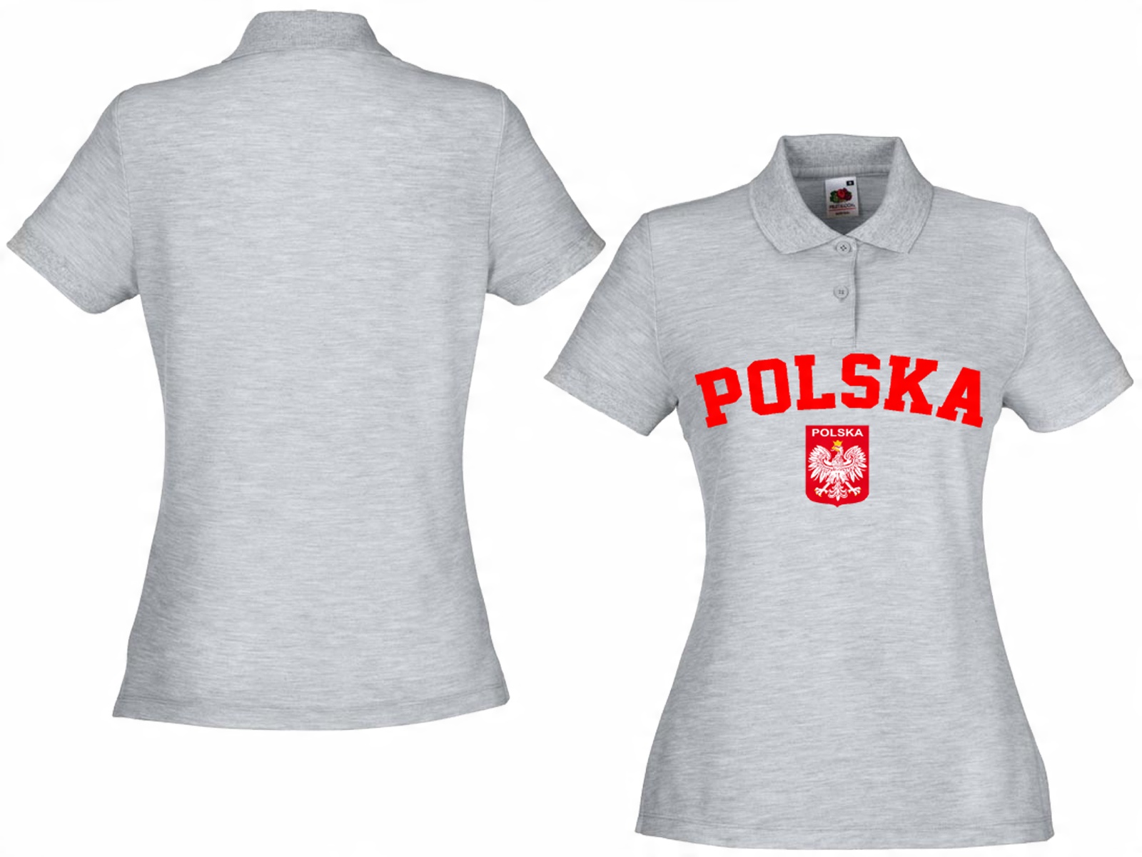 

Damska Koszulka Polo - Polska Fruit Of The Loom L