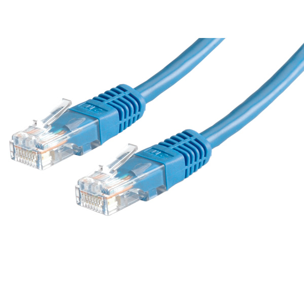 

Przewód Patchcord Utp KAT.6 0.5M Niebieski