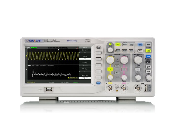 

_Oscyloskop cyfrowy SDS1102CML+ Siglent 2x100MHz_