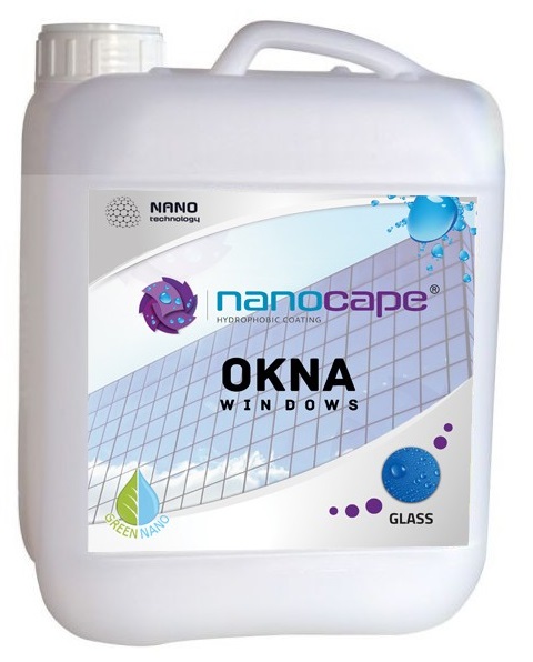 Nanocape Na Okna trvanlivá Hydrofobní Vrstva 5 l