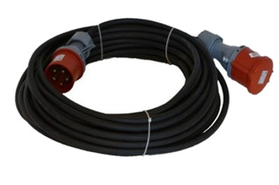 Predlžovací kábel z gumy 30m 5x2,5 16A