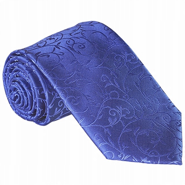 

Mikrofibra Krawat Męski Ornament Chabrowy g166