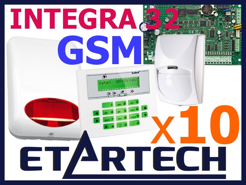 SATEL Integra 32 LCD10x Czujka GSM Dom WYCENY Marka Satel