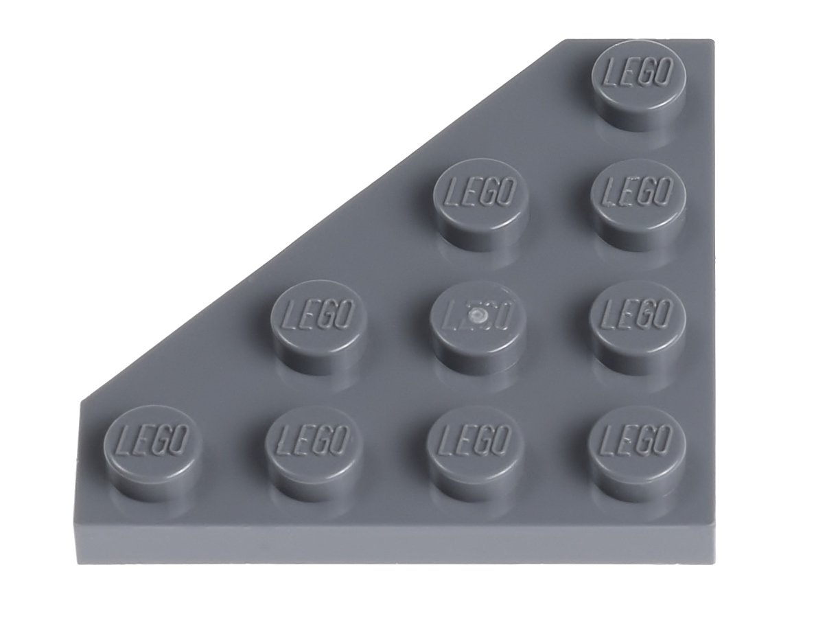 

Lego Płytka ścięta 4x4 30503 szara ciemna 4 szt.
