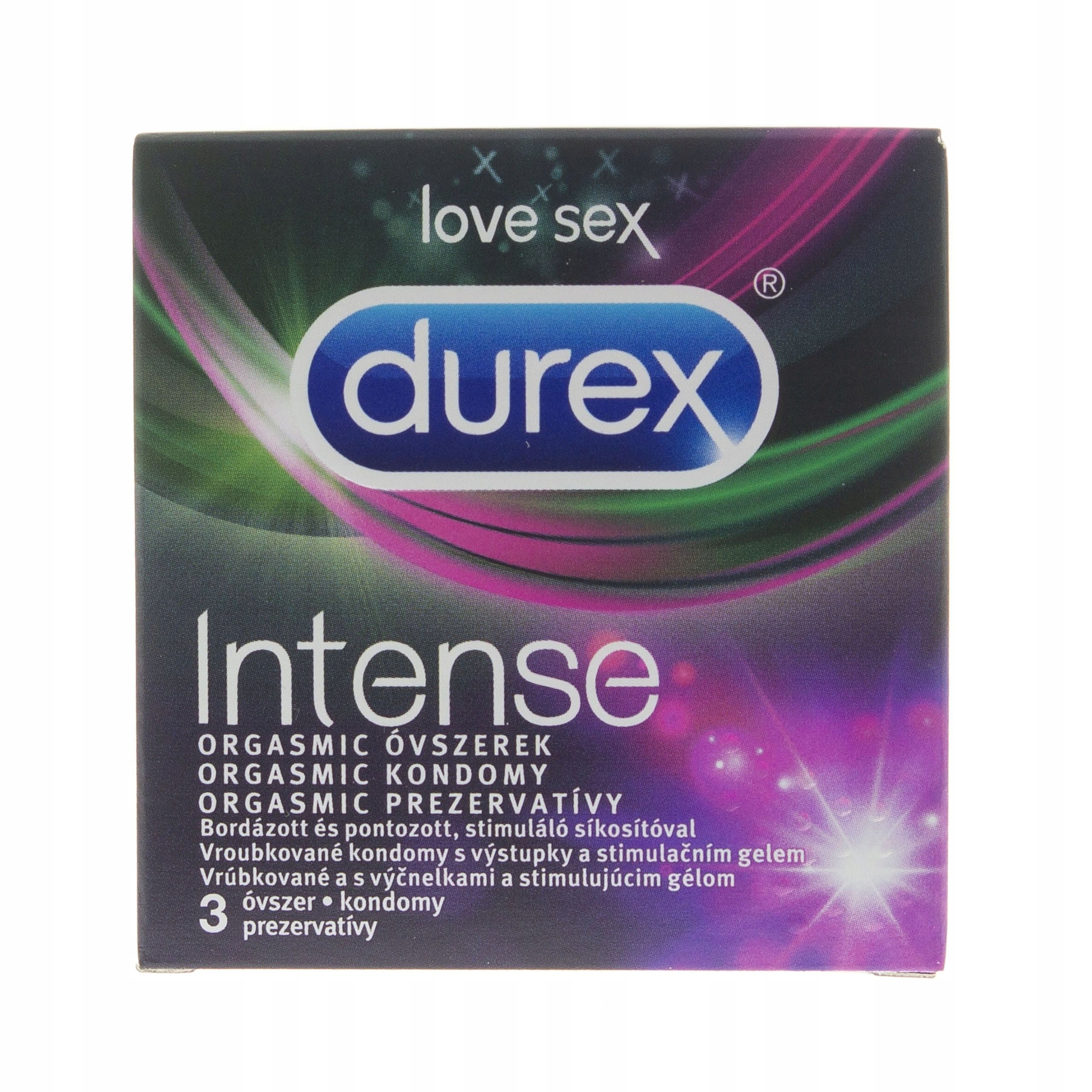 

Durex Prezerwatywy Intense 3 Sztuki