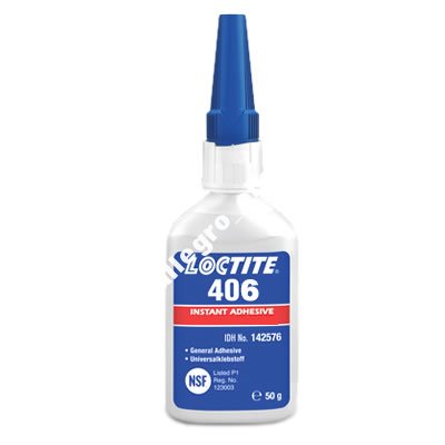 

Klej błyskawiczny cyjanoakrylowy Loctite 406 50gr