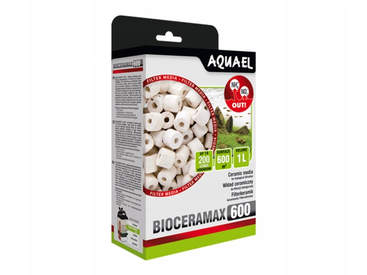 

Aquael wkład Bioceramax Pro 600 1L ceramika