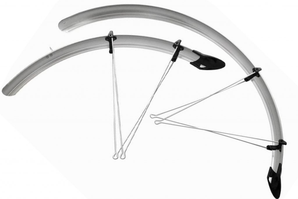 

Błotniki Winylowe 28"/58 srebrne + chlapacz