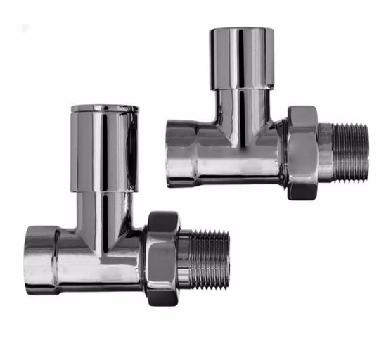 

Zawory grzejnikowe proste Chrom 1/2" ..554