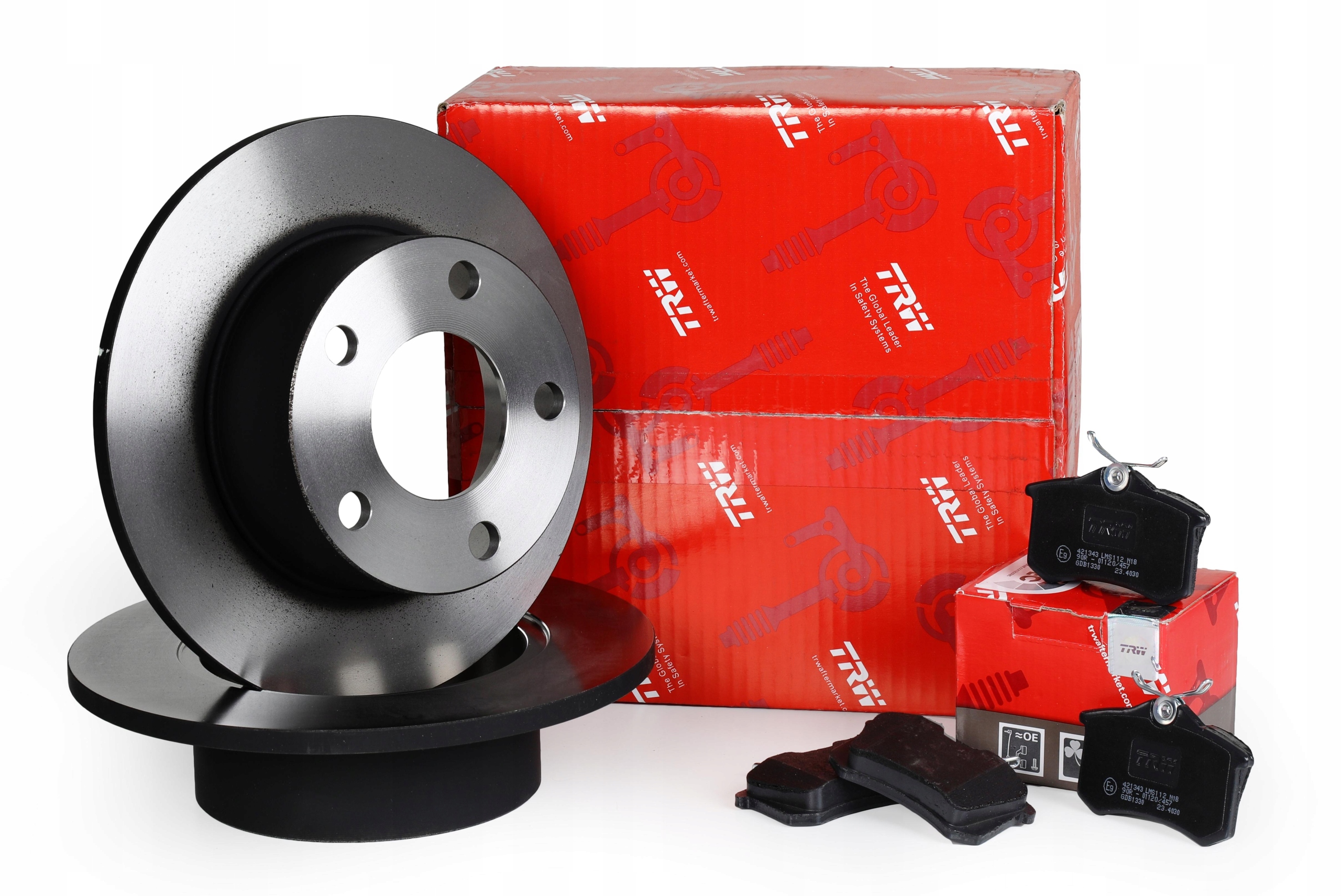 

Tarcze Klocki Tył Trw Audi A1, A2, A3 8L 230mm