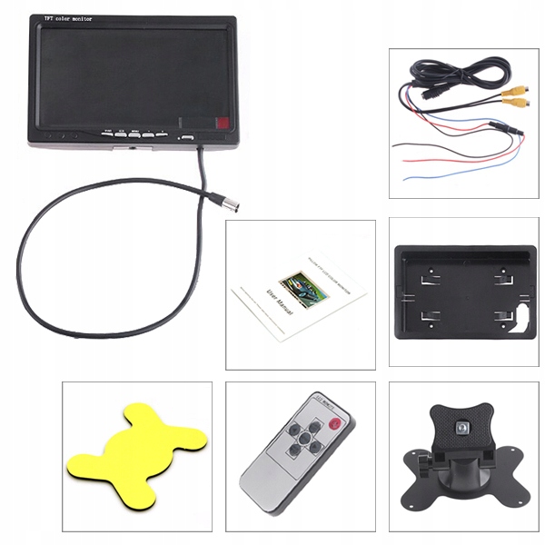 ZESTAW MONITOR 7'+ KAMERA COFANIA BUS TIR 12V/24V EAN (GTIN) 0081688390454