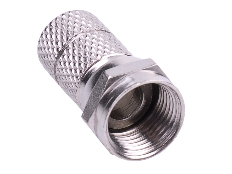 

Wtyk F satelitarny Sat Tv metalowy na kabel 6,8mm