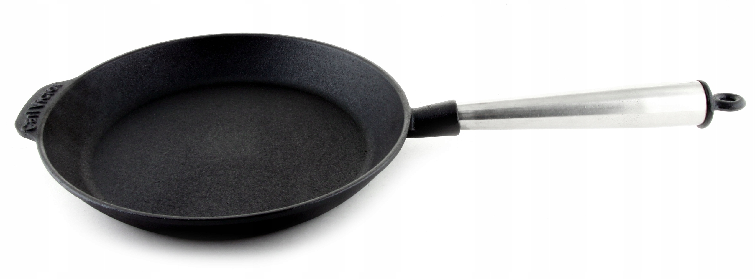 

Carl Victor Patelnia Żeliwna Stalowy Uchwyt 18 CM